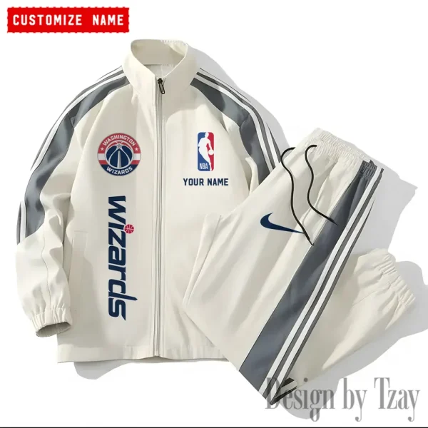 Washington Wizards NBA New Style Versatile Sports Set Jacket And Pants S9VSS2PS342