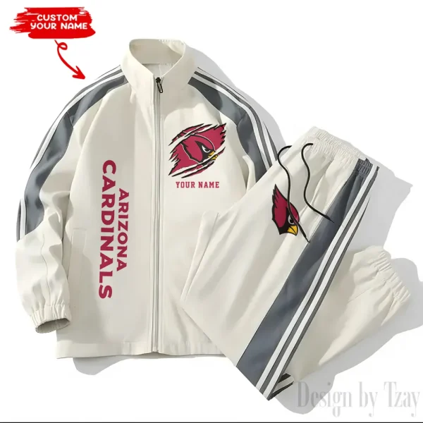 Arizona Cardinals NFL New Style Versatile Sports Set Jacket And Pants S9VSS2PS343