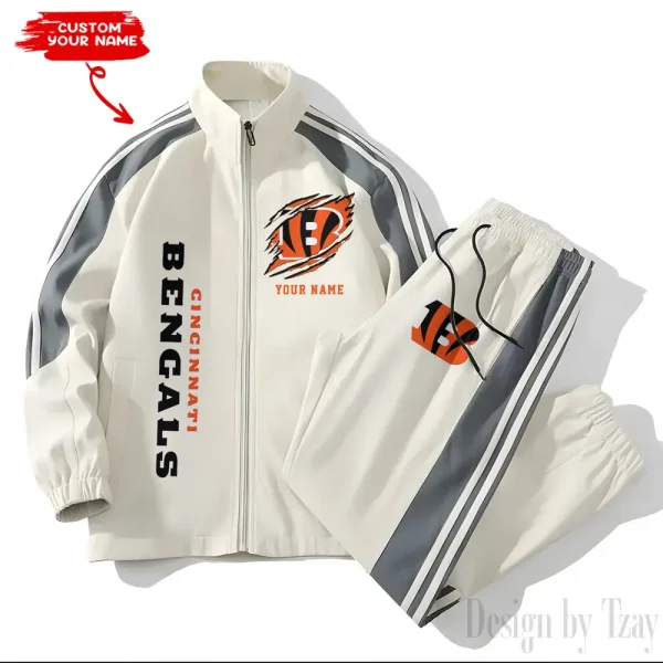 Cincinnati Bengals NFL New Style Versatile Sports Set Jacket And Pants S9VSS2PS349