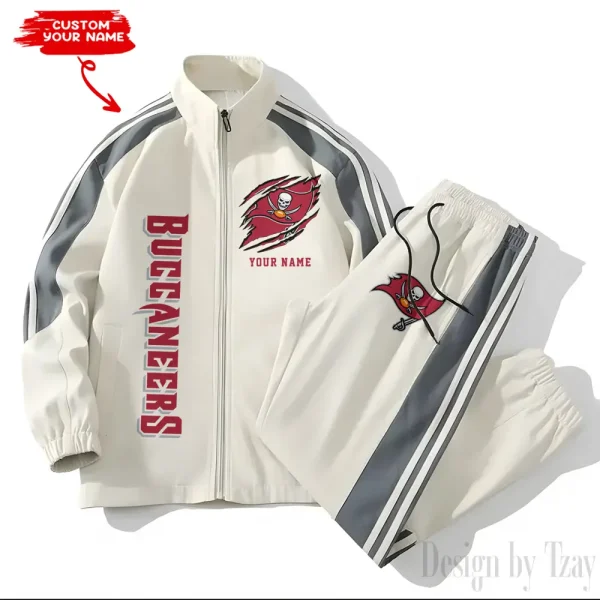 Tampa Bay Buccaneers NFL New Style Versatile Sports Set Jacket And Pants S9VSS2PS372