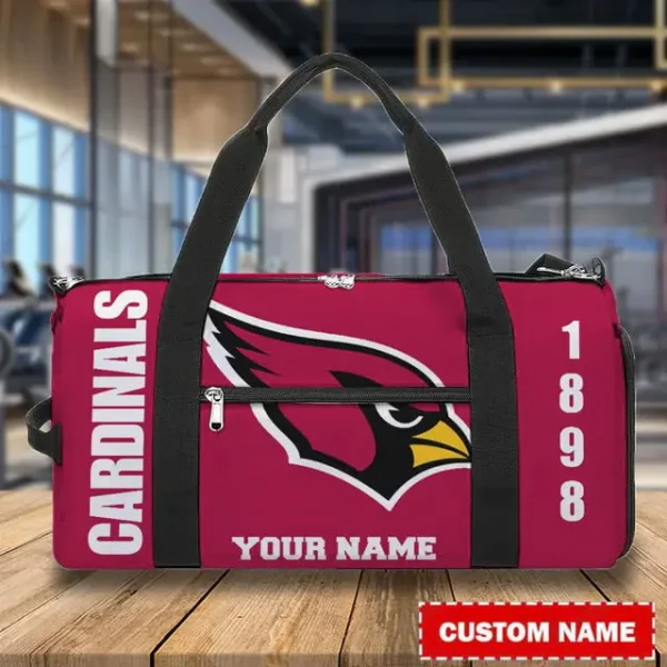 Arizona Cardinals Personalized Round Travel Bag Best Gift For Fan S9RTB034 - Image 3