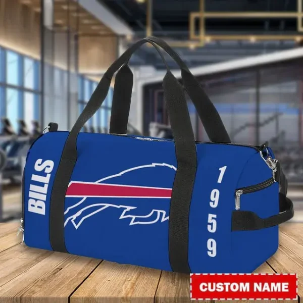 Buffalo Bills Personalized Round Travel Bag Best Gift For Fan S9RTB037