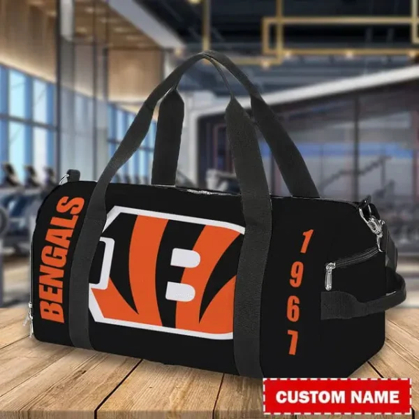 Cincinnati Bengals Personalized Round Travel Bag Best Gift For Fan S9RTB039