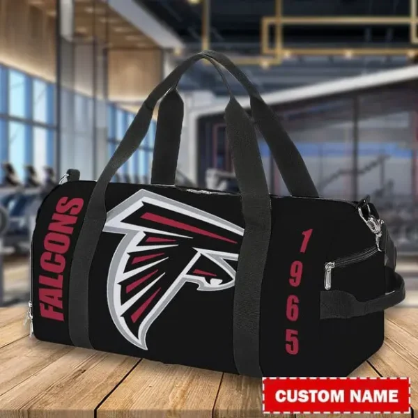 Atlanta Falcons Personalized Round Travel Bag Best Gift For Fan S9RTB040