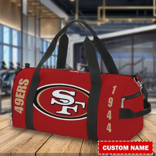 San Francisco 49ers Personalized Round Travel Bag Best Gift For Fan S9RTB041