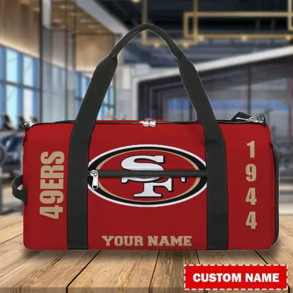 San Francisco 49ers Personalized Round Travel Bag Best Gift For Fan S9RTB041 - Image 3