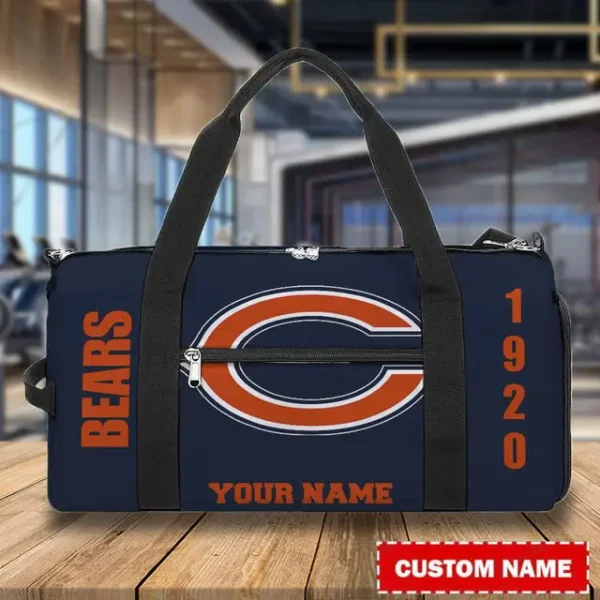 Chicago Bears Personalized Round Travel Bag Best Gift For Fan S9RTB043 - Image 3