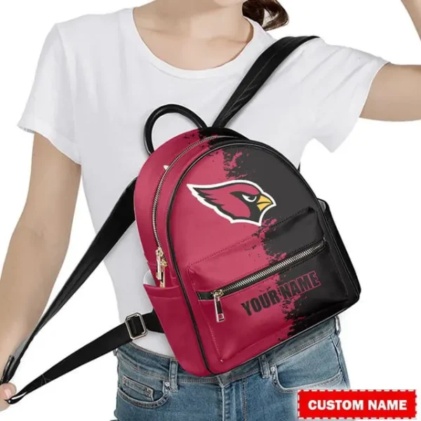 Arizona Cardinals Personalized Mini Leather Backpack For Fan SPTMINIBAG006 - Image 3