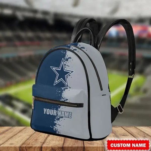 Dallas Cowboys Personalized Mini Leather Backpack For Fan SPTMINIBAG009 - Image 2