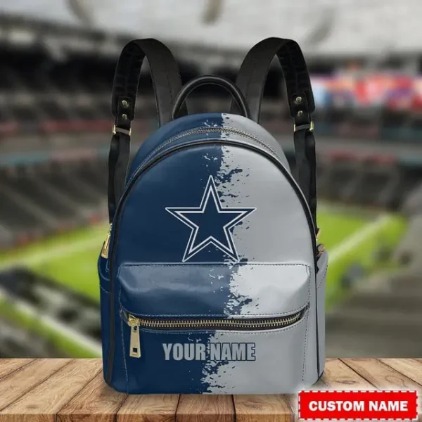 Dallas Cowboys Personalized Mini Leather Backpack For Fan SPTMINIBAG009