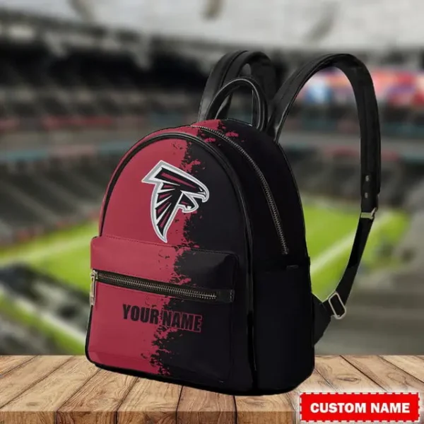 Atlanta Falcons Personalized Mini Leather Backpack For Fan SPTMINIBAG010 - Image 2