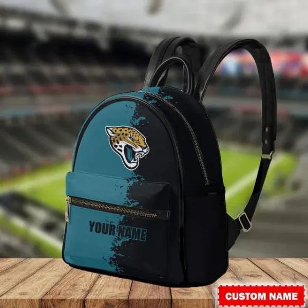 Jacksonville Jaguars Personalized Mini Leather Backpack For Fan SPTMINIBAG013 - Image 2