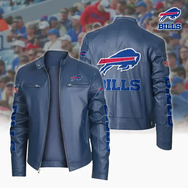 Buffalo Bills Custom Name Sport Leather Jacket SPTSLJ004