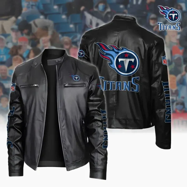 Tennessee Titans Custom Name Sport Leather Jacket SPTSLJ010