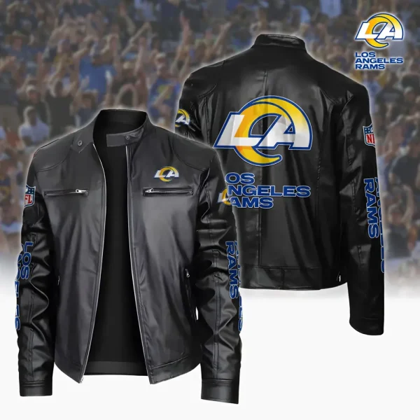 Los Angeles Rams Custom Name Sport Leather Jacket SPTSLJ012 - Image 4