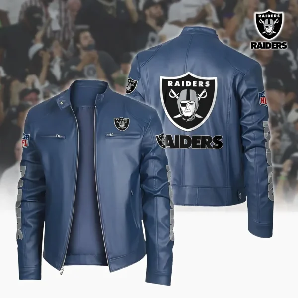 Las Vegas Raiders Custom Name Sport Leather Jacket SPTSLJ017 - Image 3