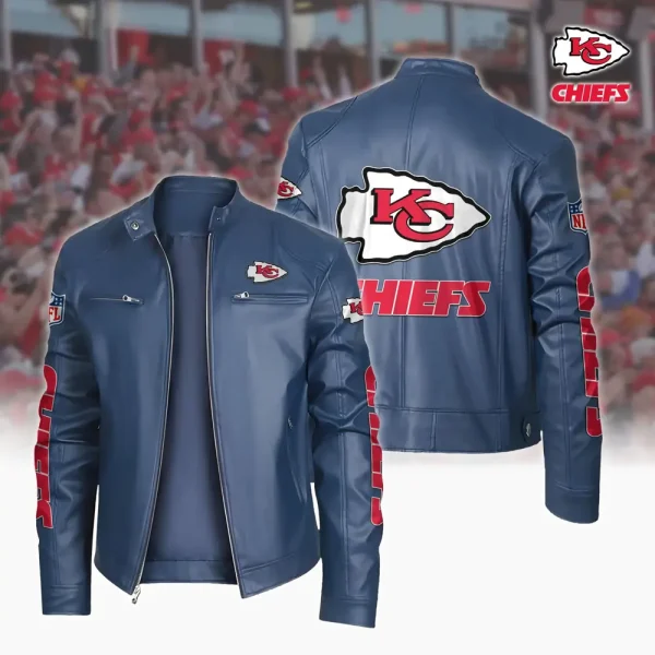 Kansas City Chiefs Custom Name Sport Leather Jacket SPTSLJ022 - Image 3