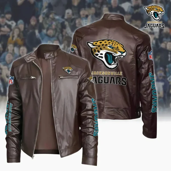 Jacksonville Jaguars Custom Name Sport Leather Jacket SPTSLJ032 - Image 2