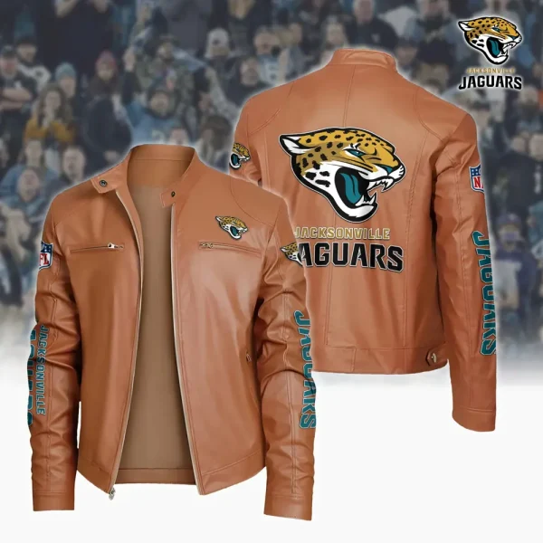 Jacksonville Jaguars Custom Name Sport Leather Jacket SPTSLJ032