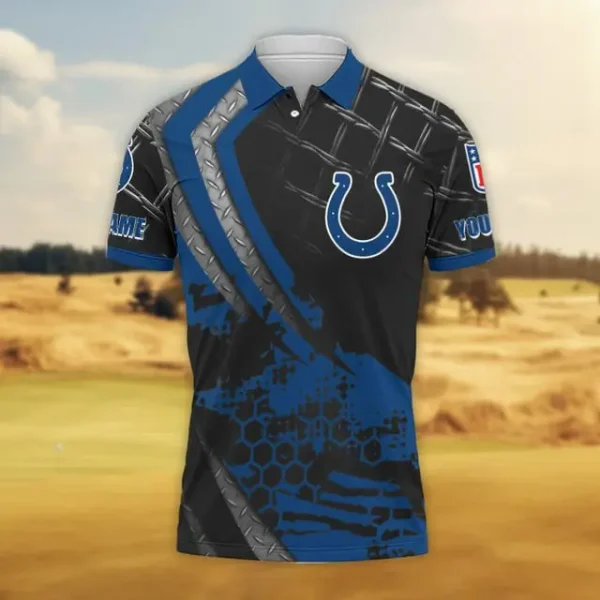 Indianapolis Colts Trending2025 Men Short Sleeve Polo Shirts BGPLS205 - Image 2