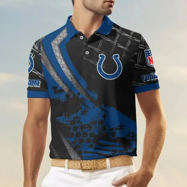 Indianapolis Colts Trending2025 Men Short Sleeve Polo Shirts BGPLS205