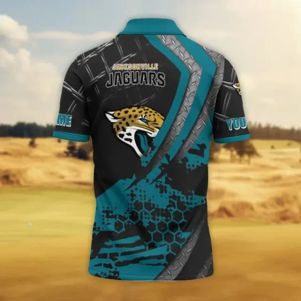 Jacksonville Jaguars Trending2025 Men Short Sleeve Polo Shirts BGPLS206 - Image 3