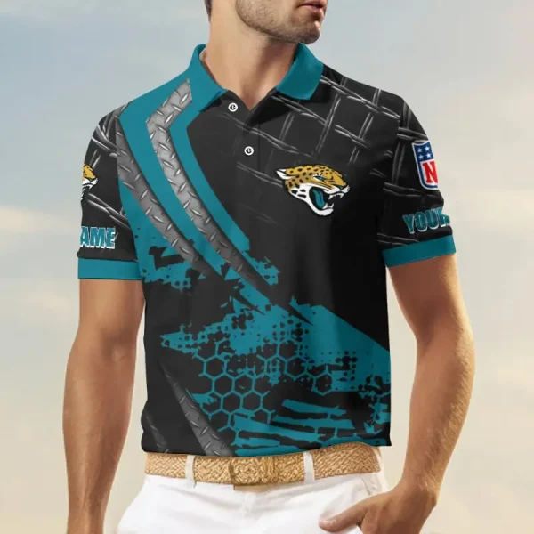 Jacksonville Jaguars Trending2025 Men Short Sleeve Polo Shirts BGPLS206