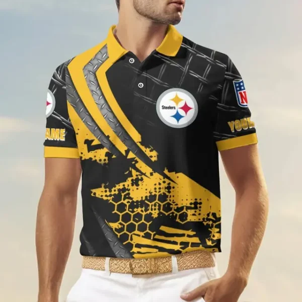 Pittsburgh Steelers Trending2025 Men Short Sleeve Polo Shirts