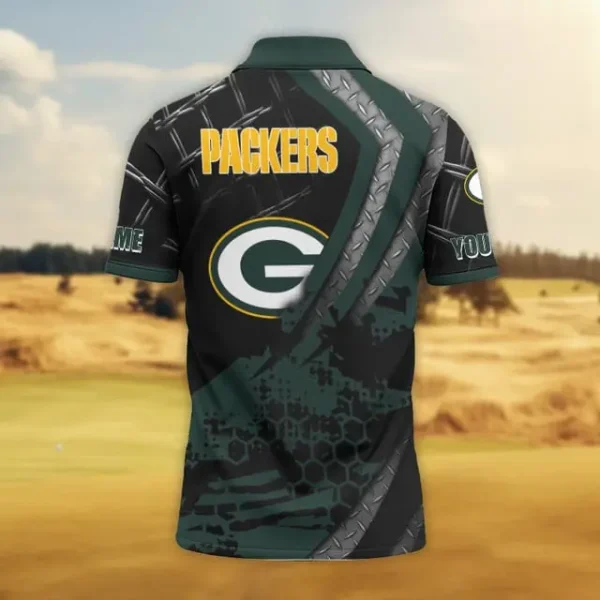 Green Bay Packers Trending2025 Men Short Sleeve Polo Shirts - Image 2