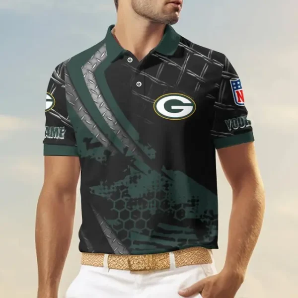 Green Bay Packers Trending2025 Men Short Sleeve Polo Shirts