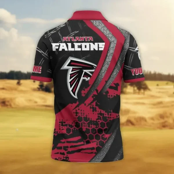 Atlanta Falcons Trending2025 Men Short Sleeve Polo Shirts - Image 2