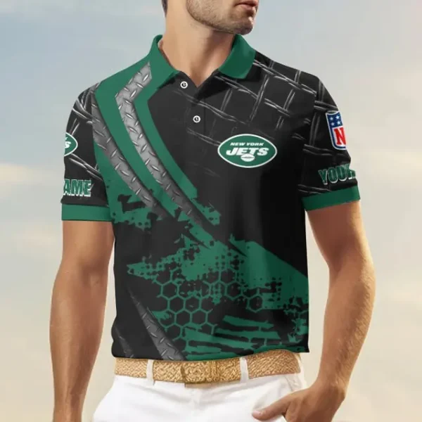 New York Jets Trending2025 Men Short Sleeve Polo Shirts