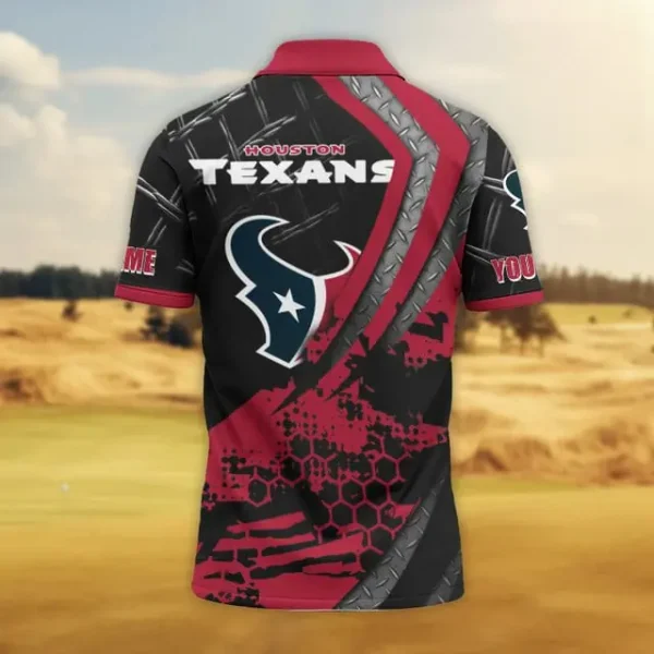 Houston Texans Trending2025 Men Short Sleeve Polo Shirts - Image 2