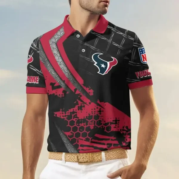 Houston Texans Trending2025 Men Short Sleeve Polo Shirts