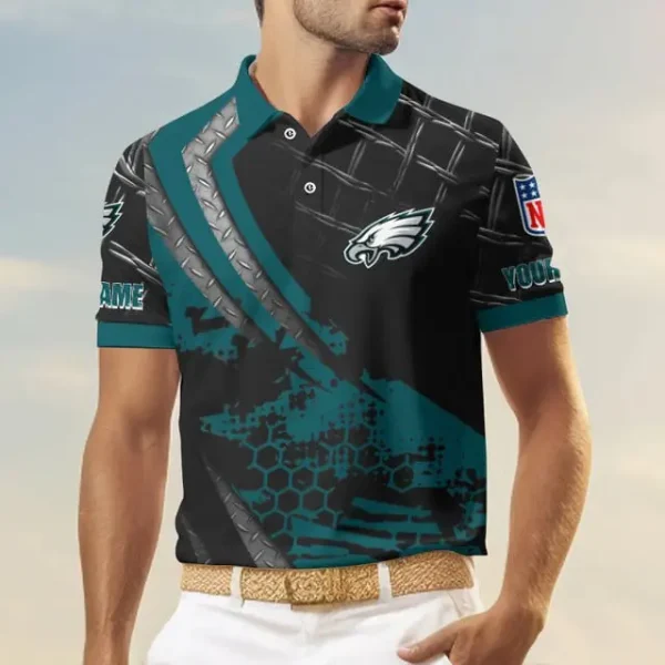 Philadelphia Eagles Trending2025 Men Short Sleeve Polo Shirts