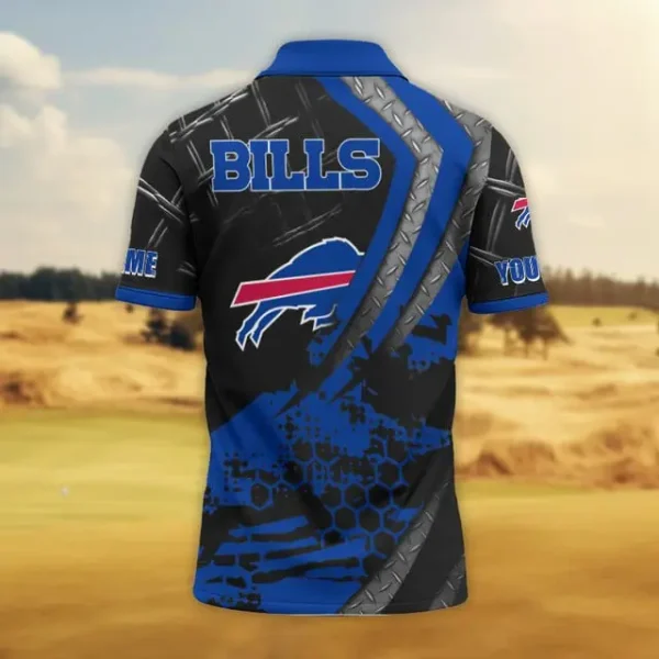 Buffalo Bills Trending2025 Men Short Sleeve Polo Shirts - Image 2