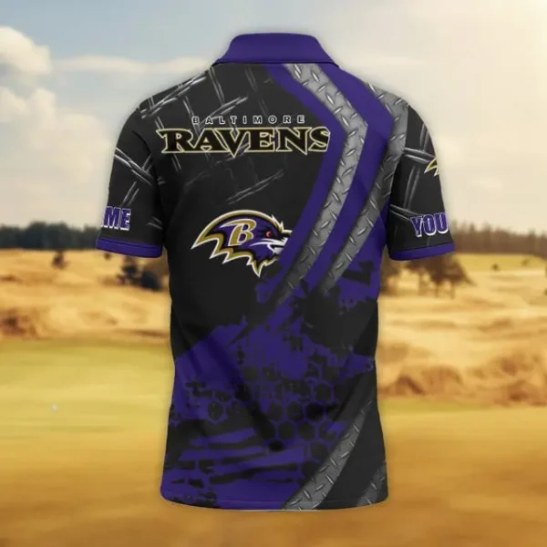 Baltimore Ravens Trending2025 Men Short Sleeve Polo Shirts - Image 2