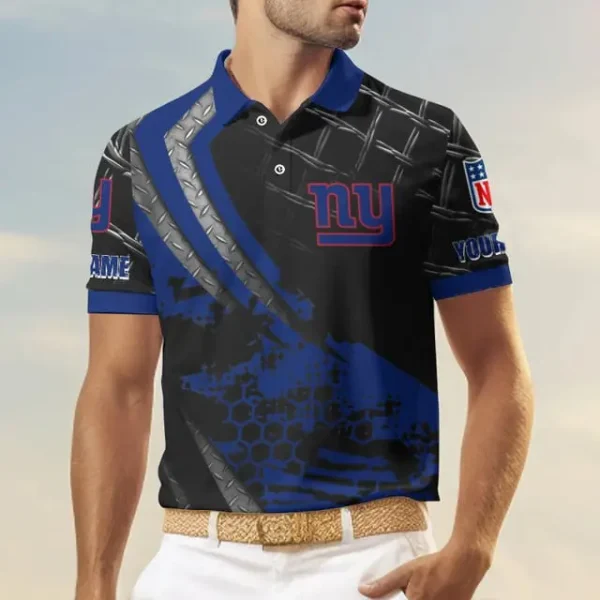 New York Giants Trending2025 Men Short Sleeve Polo Shirts