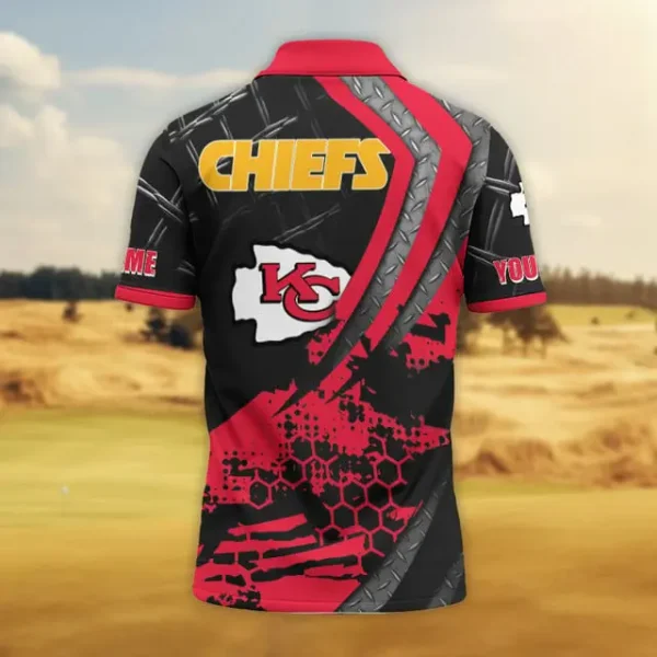 Kansas City Chiefs Trending2025 Men Short Sleeve Polo Shirts - Image 2