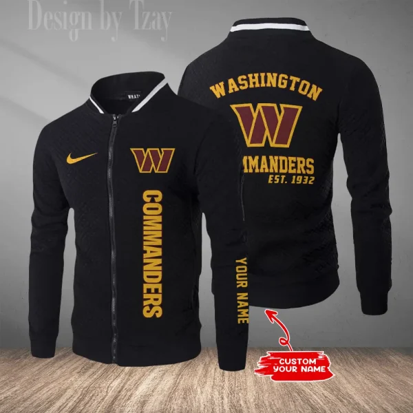 Washington Commanders Mens Lightweight Casual Bomber Jacket 2025 SPTLCBJ032 - Image 2