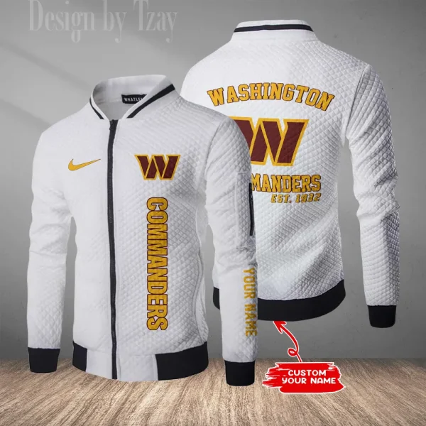 Washington Commanders Mens Lightweight Casual Bomber Jacket 2025 SPTLCBJ032 - Image 3