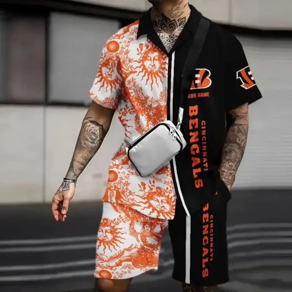 Cincinnati Bengals Summer Hawaiian Combo Shirt and Short Trending 2025