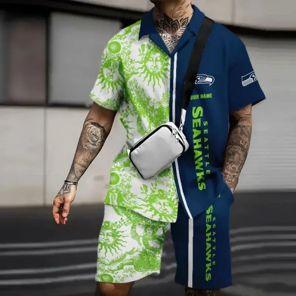 Seattle Seahawks Summer Hawaiian Combo Shirt and Short Trending 2025