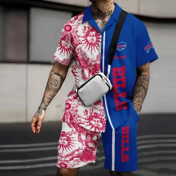 Buffalo Bills Summer Hawaiian Combo Shirt and Short Trending 2025