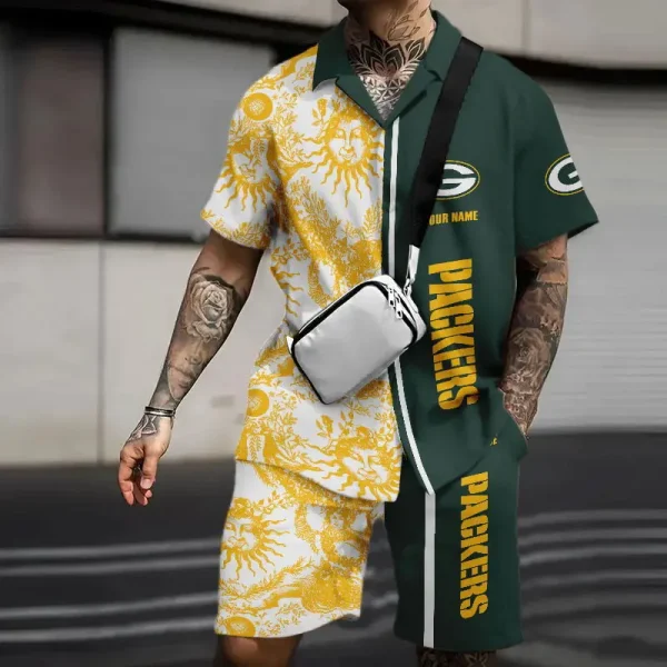 Green Bay Packers Summer Hawaiian Combo Shirt and Short Trending 2025