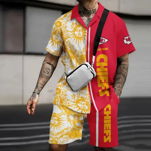 Kansas City Chiefs Summer Hawaiian Combo Shirt and Short Trending 2025