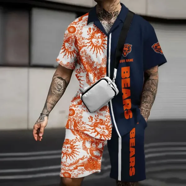 Chicago Bears Summer Hawaiian Combo Shirt and Short Trending 2025