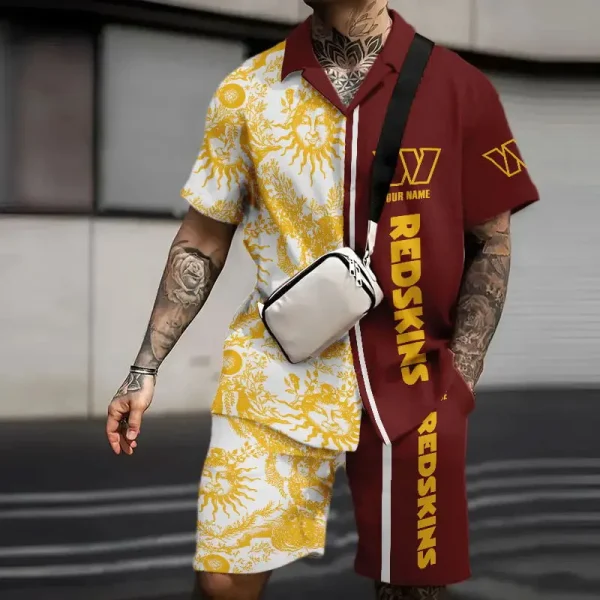 Washington Commanders Summer Hawaiian Combo Shirt and Short Trending 2025