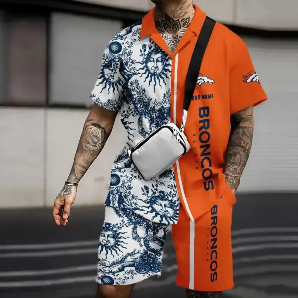 Denver Broncos Summer Hawaiian Combo Shirt and Short Trending 2025