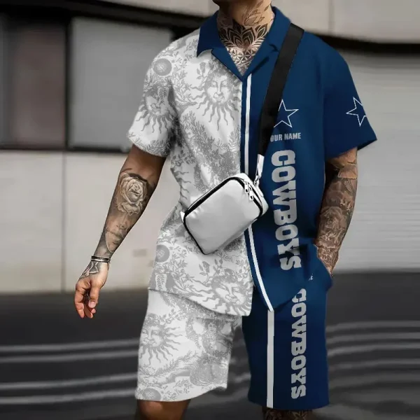 Dallas Cowboys Summer Hawaiian Combo Shirt and Short Trending 2025